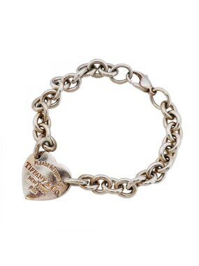 Tiffany & Co Bracelet Return Heart 925 Sterling Silver